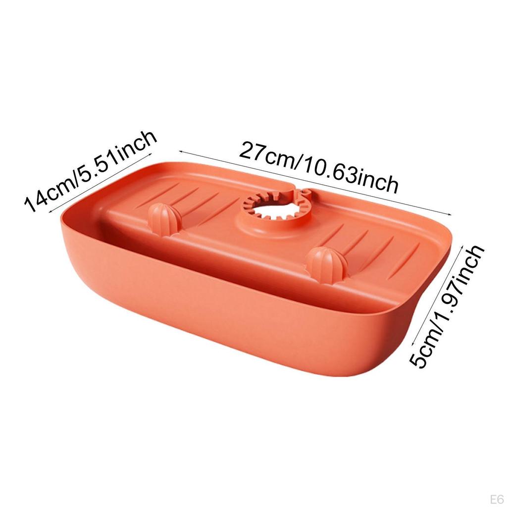 Faucet Mat for Kitchen Sink Handle Catcher Tray Easy Install Bathroom Accessories Storage