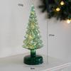 Glowing Glass Christmas Tree Ornaments Home Luminous Desktop Decoration Led Night Light Party Xmas Decorations Festival Kid Gift