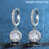 Xiaomi Huitan Elegant Women Drop Earrings Inlaid Sparkling Cubic Zirconia Wedding Engagement Accessories Silver Color Fashion Jewelry
