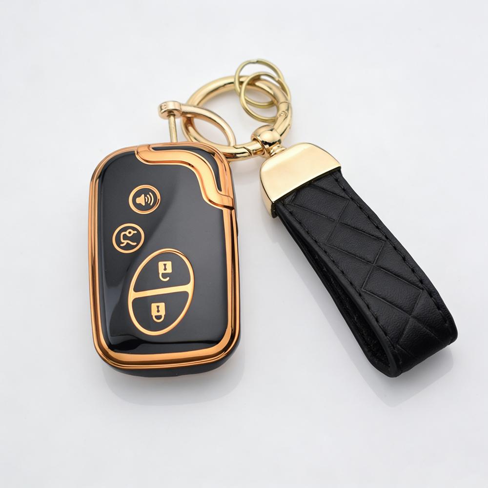 Anti-Scratch Key Holder For Lexus Es350 Rx270 Is250 Ct200H Gs300 Ls460 Gx460 Gx400 Is300C Es240 450H 460H Tpu Car Key Case Cover