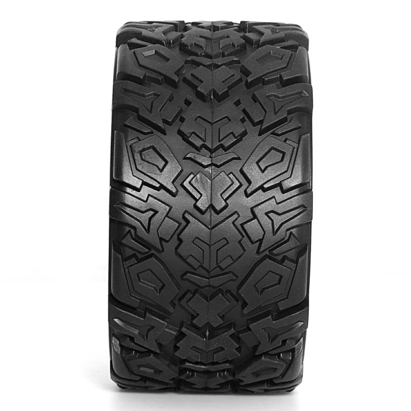 1/10 RC Truck Tires and Wheels 12mm 14mm Hex for Traxxas Slash 4X4 Arrma Rock Granite Vortek Axial Losi Redcat Rc4wd 3S 4PCS