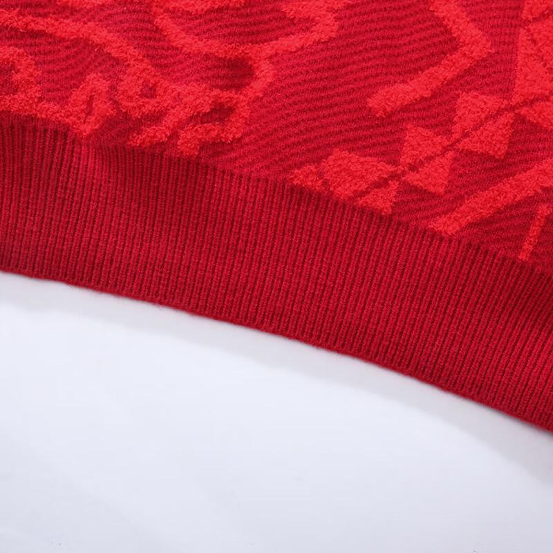 Mianzhi Men's Casual Round Neck Pullover Sweater