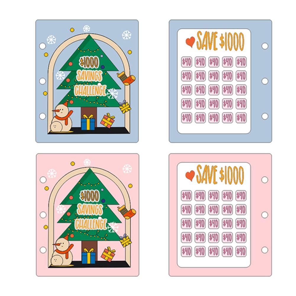Cash Envelopes Savings Challenges Book $1000 Mini Christmas Budget Binder  Budget Book