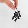 12Pcs Multipurpose Bathroom Paper Dispenser Key Rustproof Chromes Portable Sturdy Multiple Facility Daily Casual Use