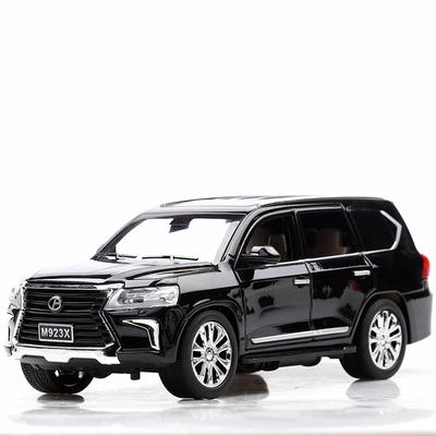 1/24 Oyuncak Araba LEXUS LX570 Metal Oyuncak Alaşım Araba Döküm ve Oyuncak Araçlar Araba Modeli Minyatür Ölçekli Model Araba Oyuncakları Çocuklar İçin