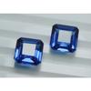 Natural Sapphire CERTIFIED Loose Gemstone Square Shape 20.20 Carat Blue Pair