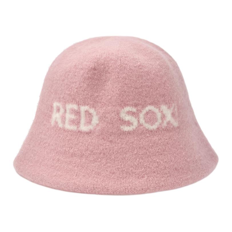 MLB Nylon Wool Beanies Women s Pink Fashion 3AHTB0546-43PKM F розовый