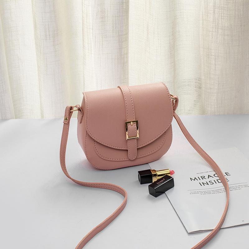 

Women s Saddle Crossbody Bag - 2026 Fashion Trend, Korean Style, Small Shoulder Bag for Phone and Coins розовый