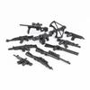 MOC WW2 Waffensets Militärspielzeugsoldaten SWAT Pan 98K Waffen Mini-Actionfiguren Zubehör Armee Bausteine Spielzeug