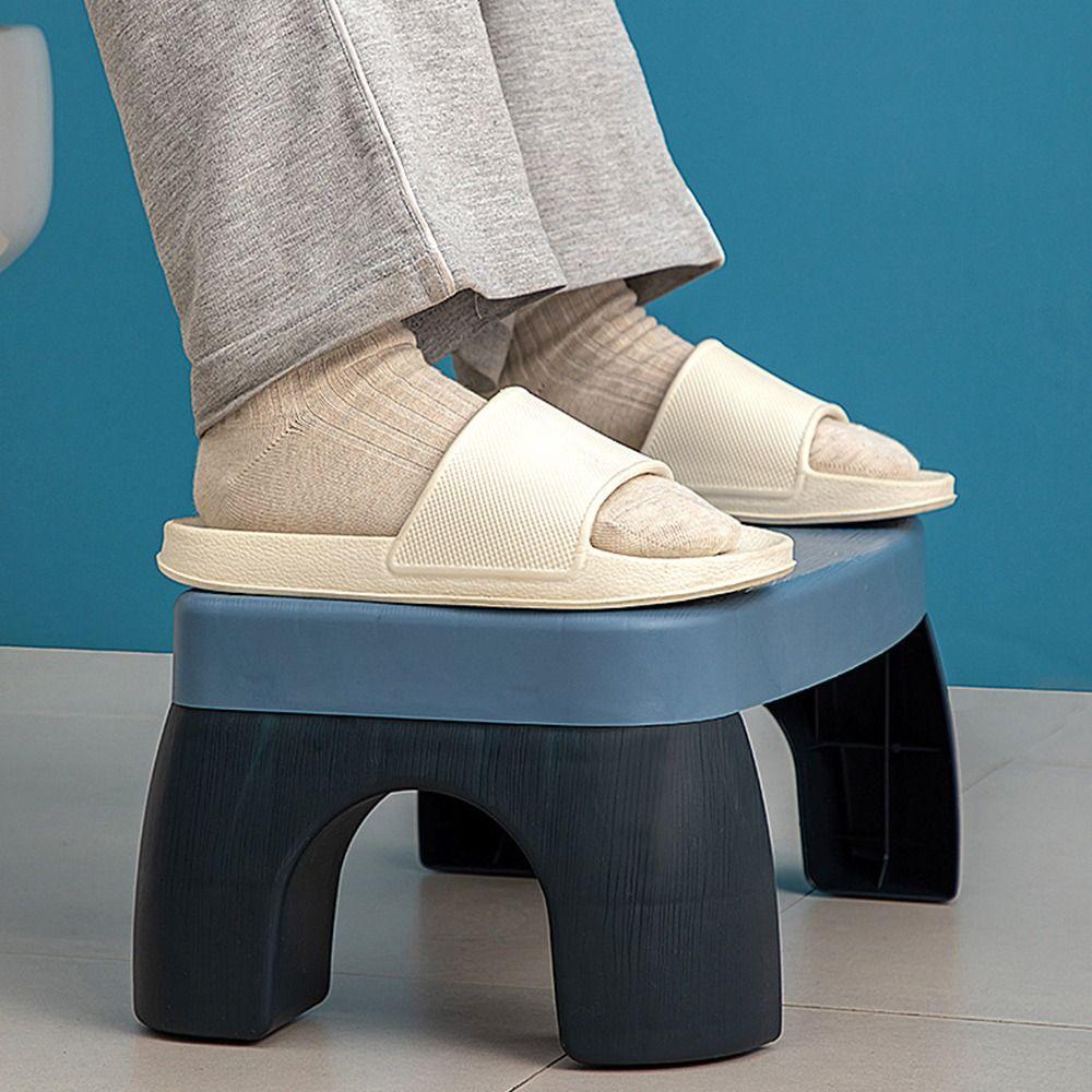 Footrest Toilet Seat Stool White Foot Stool High Quality Foot Resting Stool Bathroom