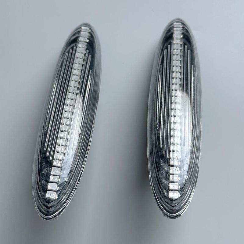 8173124030 1 Pair Clear Lens Static Amber LED Front Bumper Side Marker Light Fit For Lexus SC430 2002 2003 2004 2005 2006-2010