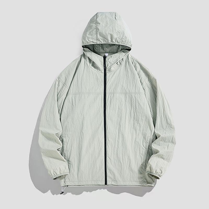 

Unisex Trendy UV Protection Lightweight Ice Silk Jacket for Outdoor Summer Activities M