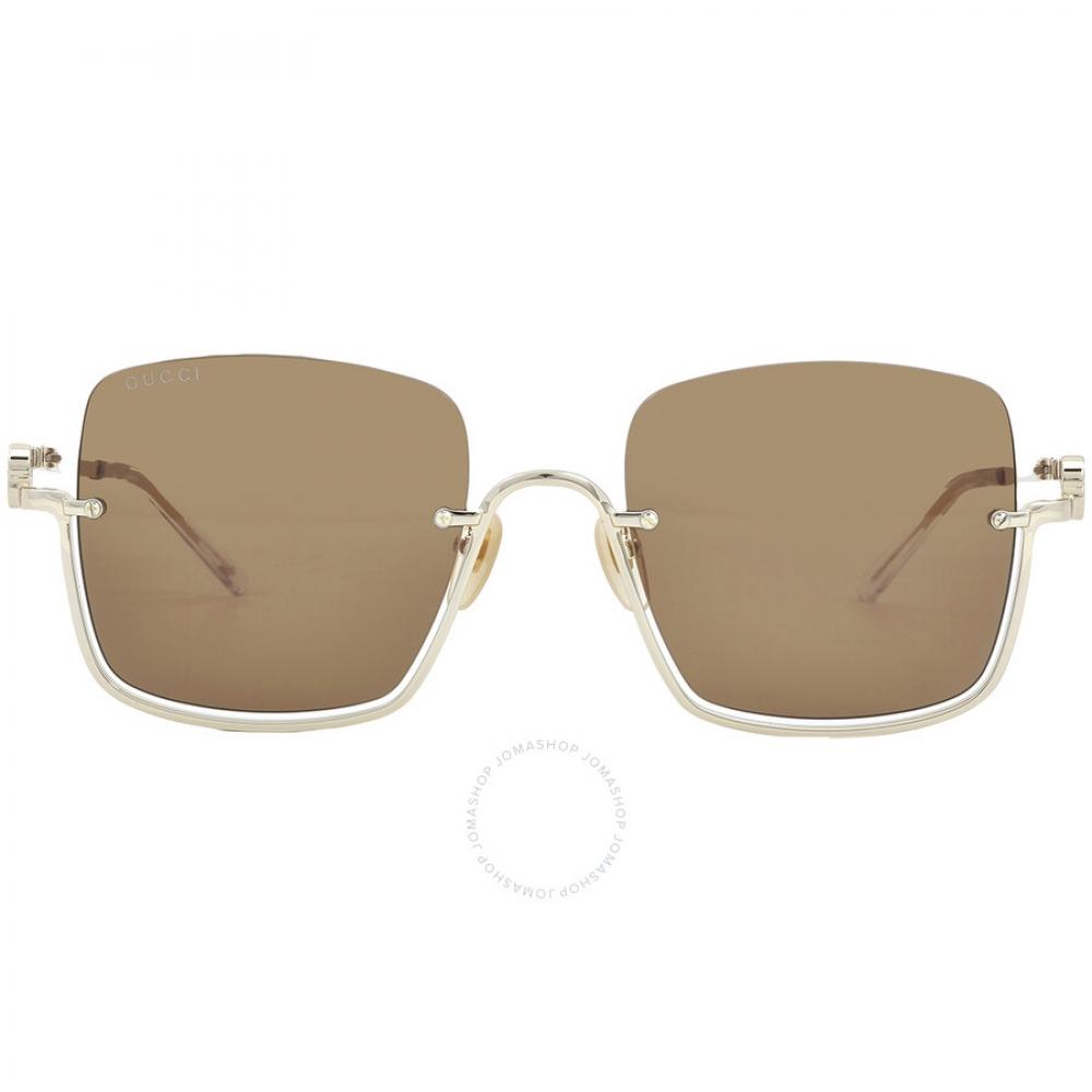 

Gucci Коричневые квадратные женские солнцезащитные очки GG1279S 002 54