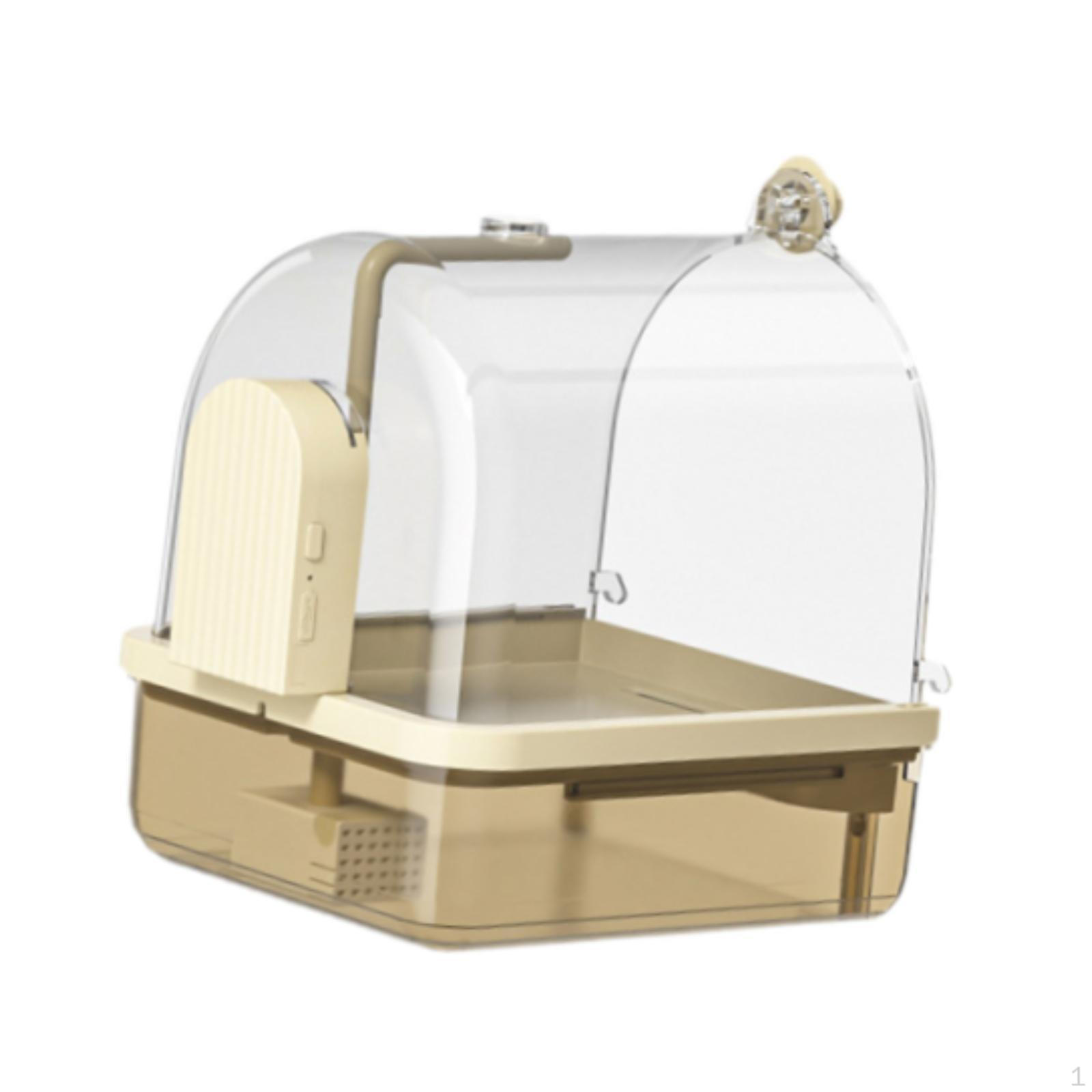 

Автоматична підвісна ванна для домашніх птахів, велика душова коробка для папуг для папужок, канарок кавовий