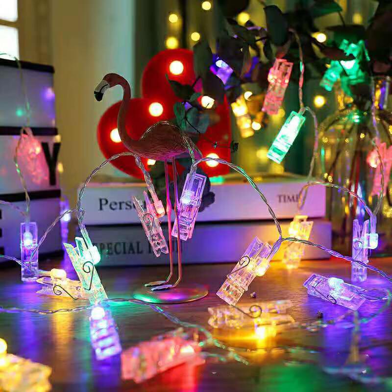 LED Photo Clip String Lights