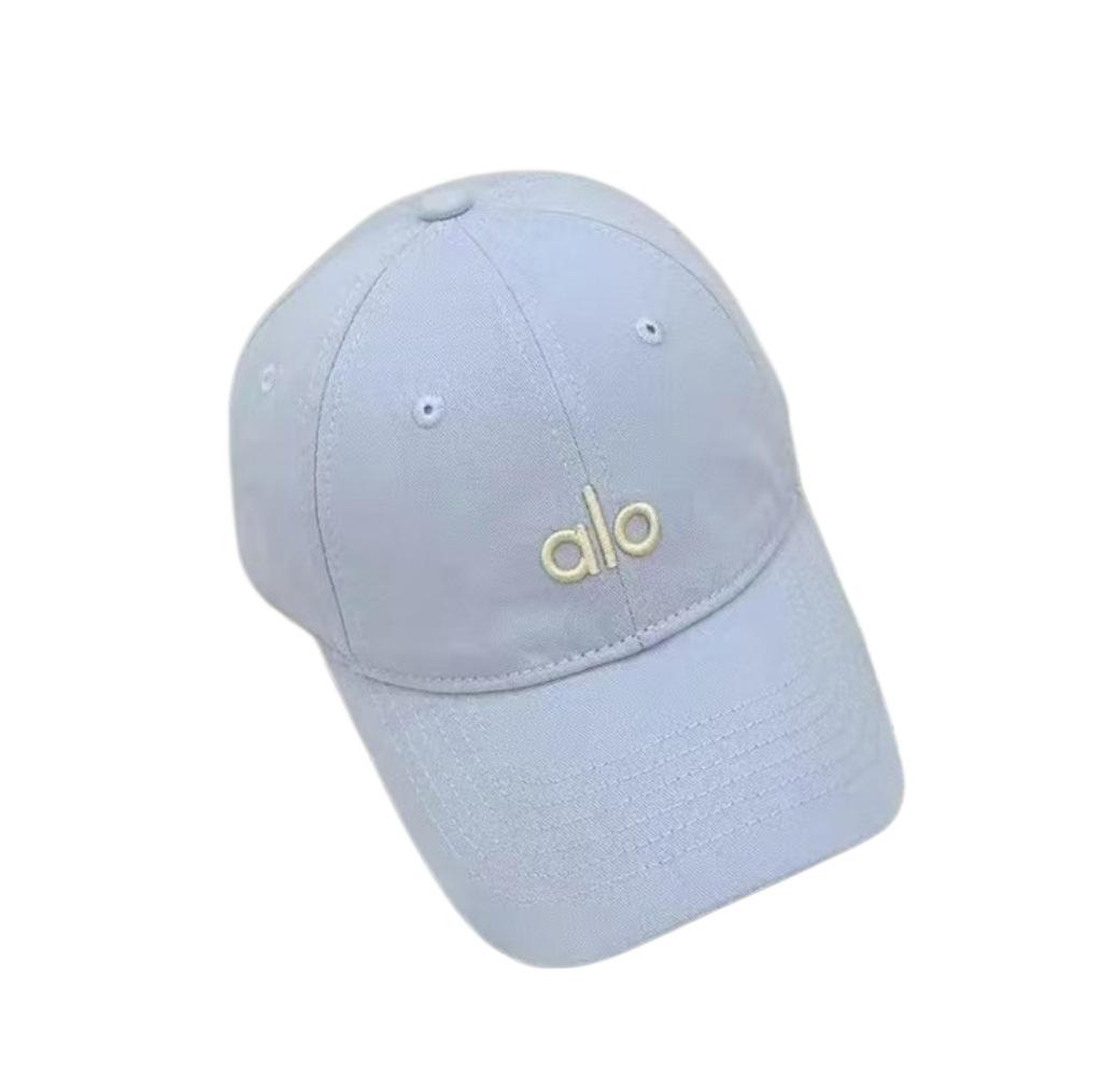 Cappellino da Baseball ALO Ricamato Tridimensionale con Visiera Morbida - Cappello da Sole Casual All-Season Moda Coreana da Donna
