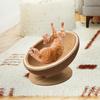 Hemp Rope Cat Scratcher Cat Scratching Pad Sturdy Creative Multifunctional Lounge Bed Round for Outdoor Kitten Grinding Claws