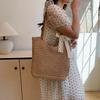 Stylish Women Woven Crochet Handbags Large Capacity Shoulder Tote Perfect for Beach Travel and Daily Use