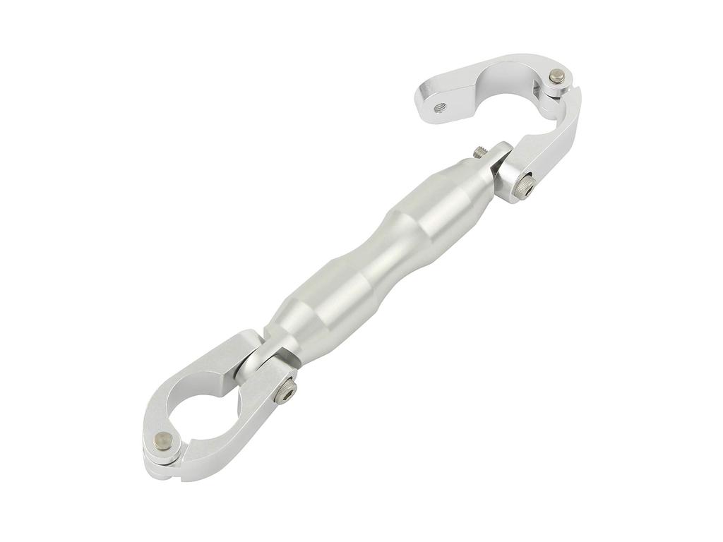 SHIFT UP 205167-03 Handle Brace Kit, For Separate Handles, Machined Aluminum, Anodized Finish, Monkey/Gorilla, Silver