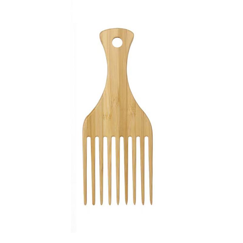 

2 шт./компл. натуральный бамбуковый деревянный гребень антистатические афро-вилочные расчески гребень для бороды мужчины женщины антистатические волосы деревянный гребень для укладки волос C