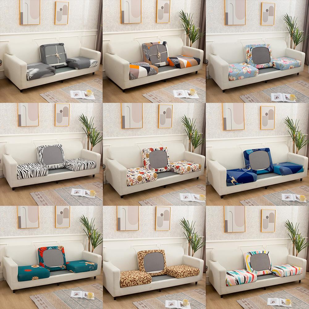 Drukowana poszewka na poduszkę na sofę do salonu Elastyczna poszewka na siedzisko sofy Spandex Narożna sofa w kształcie L Pokrowce na sofę Przeciwpyłowe Zwierzęta