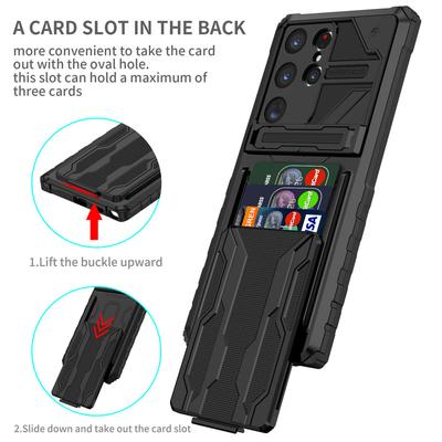 Pro Samsung Galaxy S23 Plus S23 Ultra pouzdro Nárazuvzdorné pouzdro na telefon se stojánkem Pro Galaxy S23plus S23ultra Slot pro kartu Zadní kryt