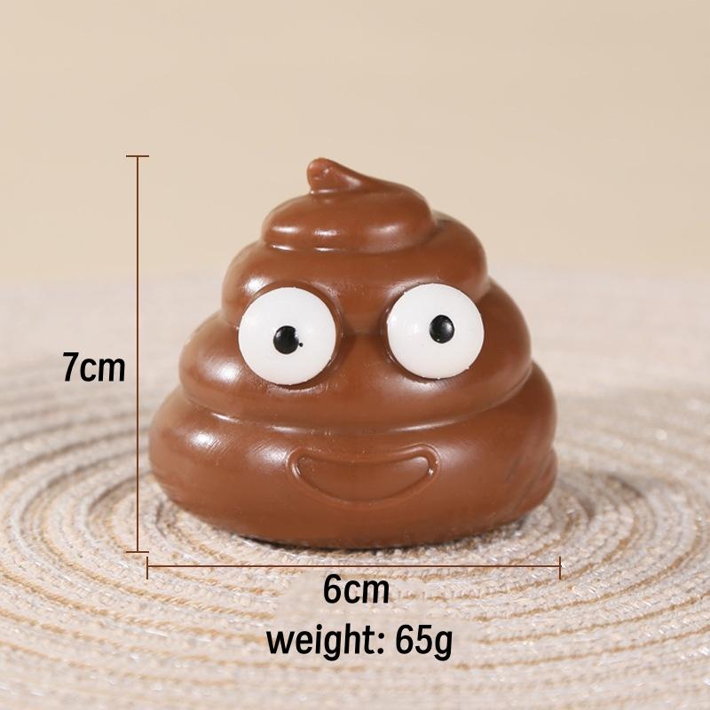 Cute Fidget Squeeze Poo Toy Stress Balls Stress Relief Sensory Funny Poop Shape Kids Adults Fidget Joke Prank Toy Party Favors