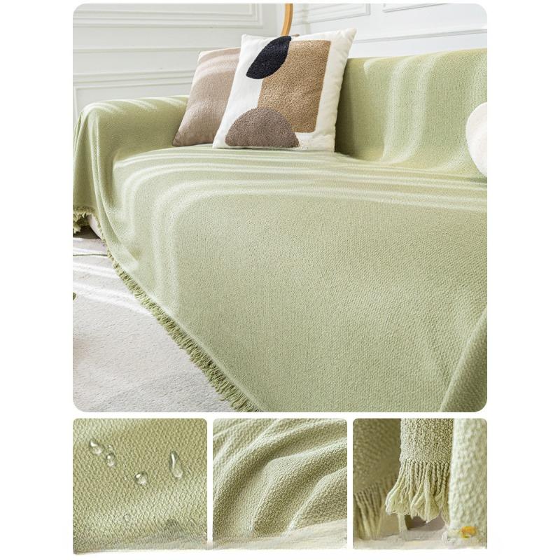 Cream Style Plush Sofa Cover Towel Autumn and Winter Non-Slip Sofa Cover All-Inclusive High-Grade Anti-Scratching Cushion Blanket