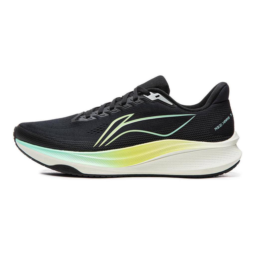 Li Ning Red Rabbit 9 Sports Comfortable Shock Absorption Wear-Resistant Low-Top Casual Running Shoes Men sneakers Black ARPW003-22