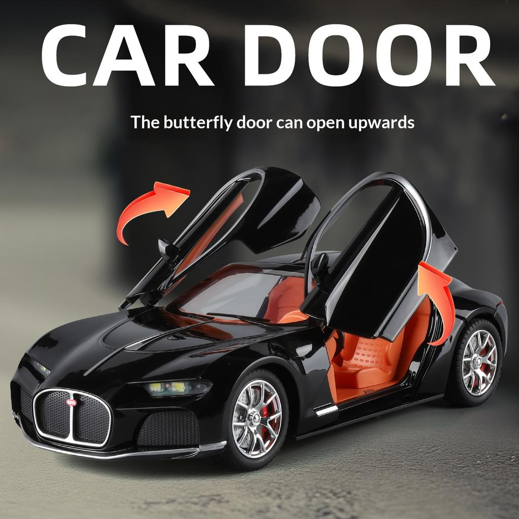 1:24 Bugatti Atlantic car model alloy die-cast sports car model car boy toy car boy gift decoration collection ornaments