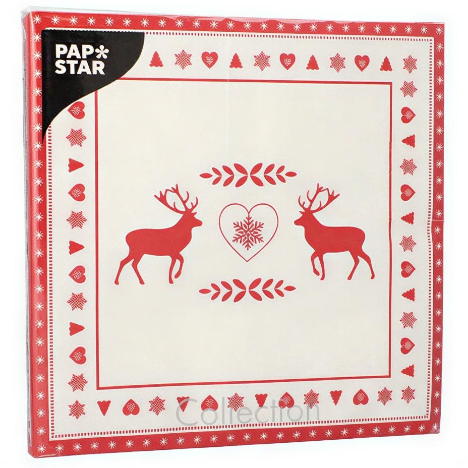 2-Layer Napkins "Christmas" 1/4 17 X 17 100 Pcs