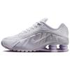 New Nike Shox R4 White Metallic Platinum Barely Grape Women's HF5076-100