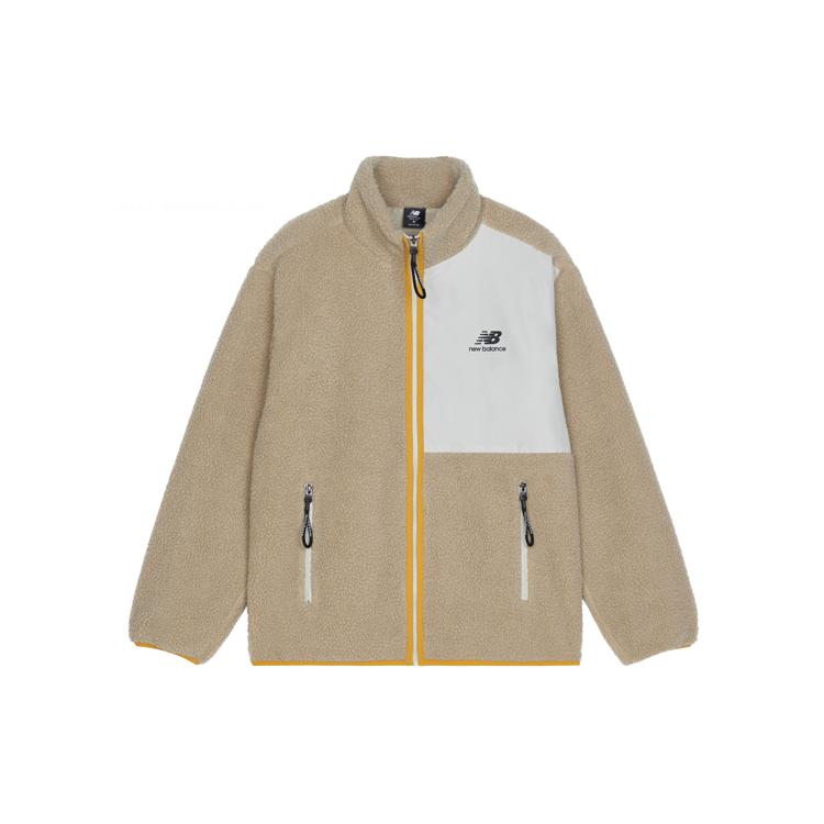 New Balance Бархатные куртки Унисекс Хаки Стойка Умеренный AMJ13346-DWW S