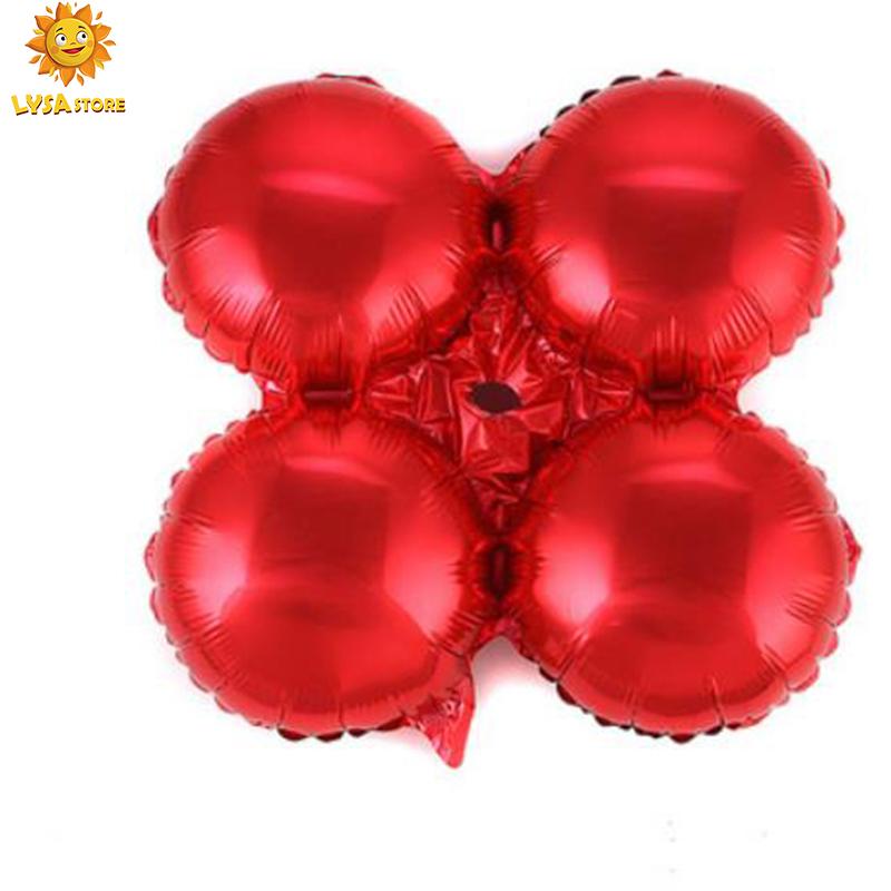 Four-leaf Clover Aluminum Foil Balloons for Wedding Decoration Birthday Party Arch Balloon Anniversary Opening Ceremony