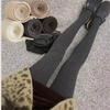 Winter Thigh High Socks For Women 100cm Lengthened JK Lolita Stockings Solid Color Over The Knee Stocks Slim Velvet Thigh Socks