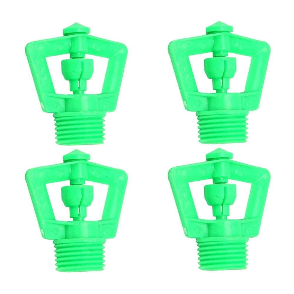 10PCS G1/2 Male Thread Irrigation Sprinkler 360 Degree Lawn Sprinkler  Garden Lawn Irrigation