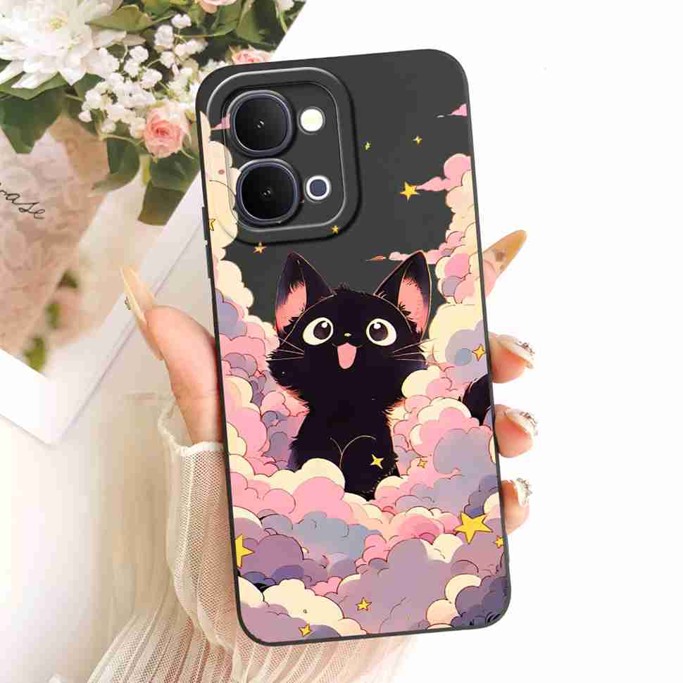For Vivo Y31d 4G V2543 Case Fashion Cartoon Painting Silicone Full Protcetion Back Cover For Vivo Y 31d Y31D 4G Bumper Shell