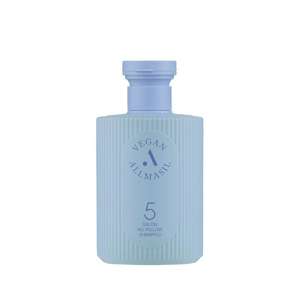 ALLMASIL 5 Vegan Salon No Yellow Shampoo Purple Toning & Color Correction 150ml