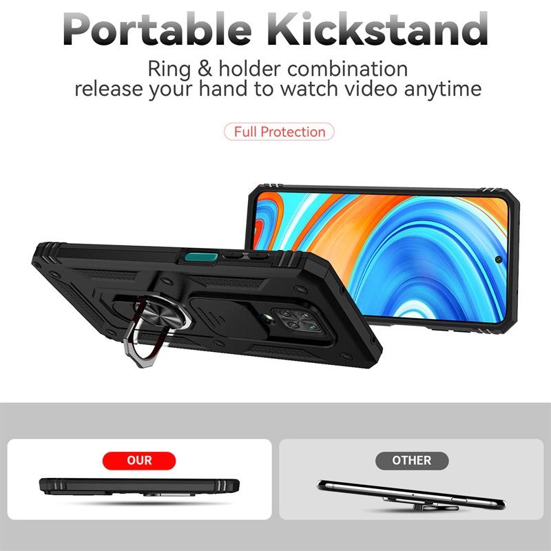 For Xiaomi Redmi Note 9S Case Magnetic Holder Ring Armor Shockproof Cases for Xiomi Redmi Note 9 Pro 9Pro Max Note9S Back Cover