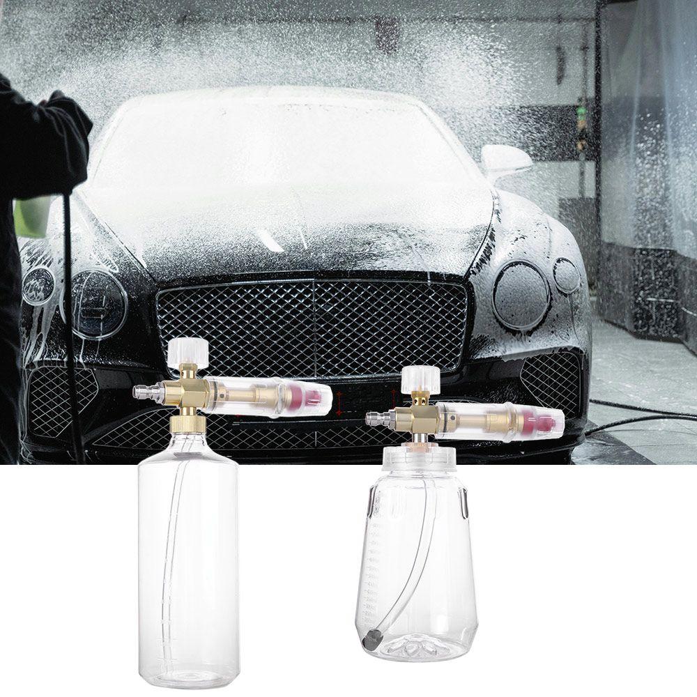 Kalın Saplı Kar Köpük Lance 1L Köpük Püskürtücü Araba Yıkama Köpük Jeneratörü Araba Temizleme Aksesuarı