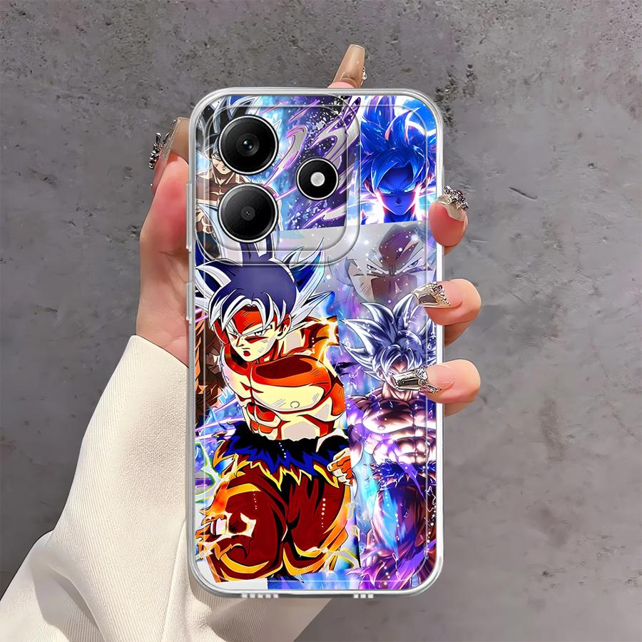 Case for Xiaomi Redmi Note 14 Pro Plus Note 13 10S 9 10 13C 14C 11S 12S A4 12 11 Soft Phone Cover Dragon Ball Goku