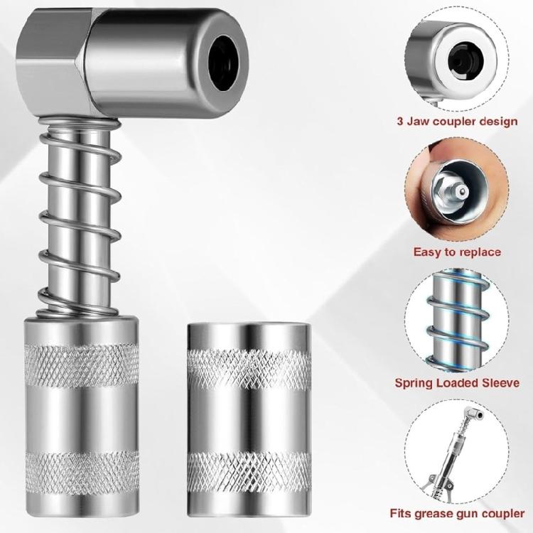 Multipurpose Smörjtillbehörssats 90° Nålmunstycke, Dispenser, Injektionsnål för Underhållsmaskinunderhåll