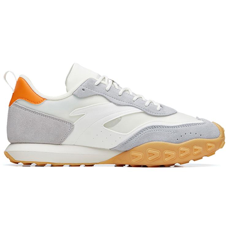 Nová kolekce Anta Life Odpružení Protiskluzové a Odolné proti opotřebení Nízké ležérní boty Pánské Bílé Šedé 112238856-5