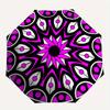 1pc Abstract Mandala Design Automatic Folding Umbrella, Portable & Foldable Design with 8 Ribs, Casual Outdoor Accessory Halloween and Chris