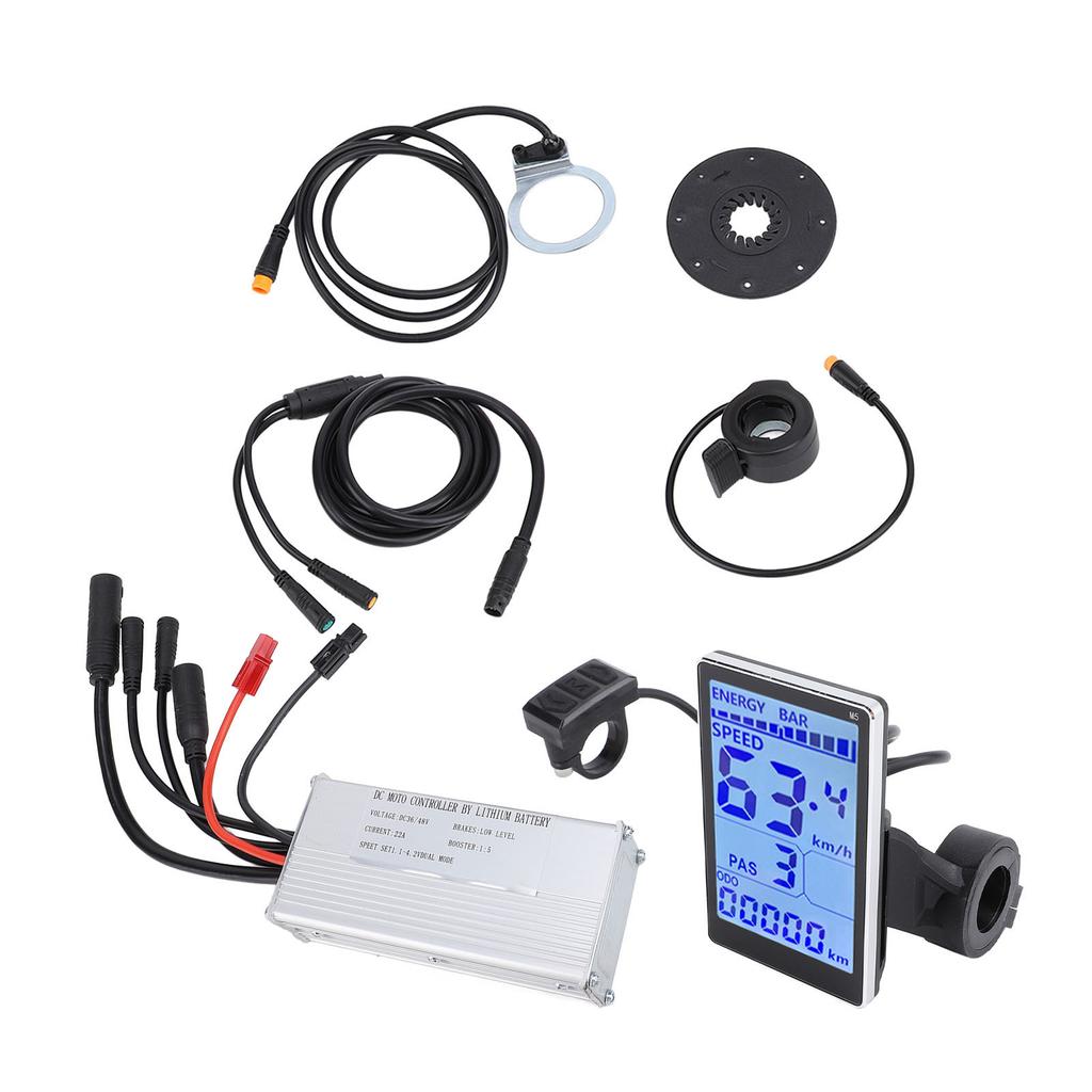 LCD Display Controller 36V 48V 22A Water Resistant LCD Display Meter Controller for Electric Scooter Folding Cycle