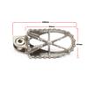1Pair Motorcycle Bike Off-road 304 Stainless Steel Foot Peg Forefoot Pedals 8MM