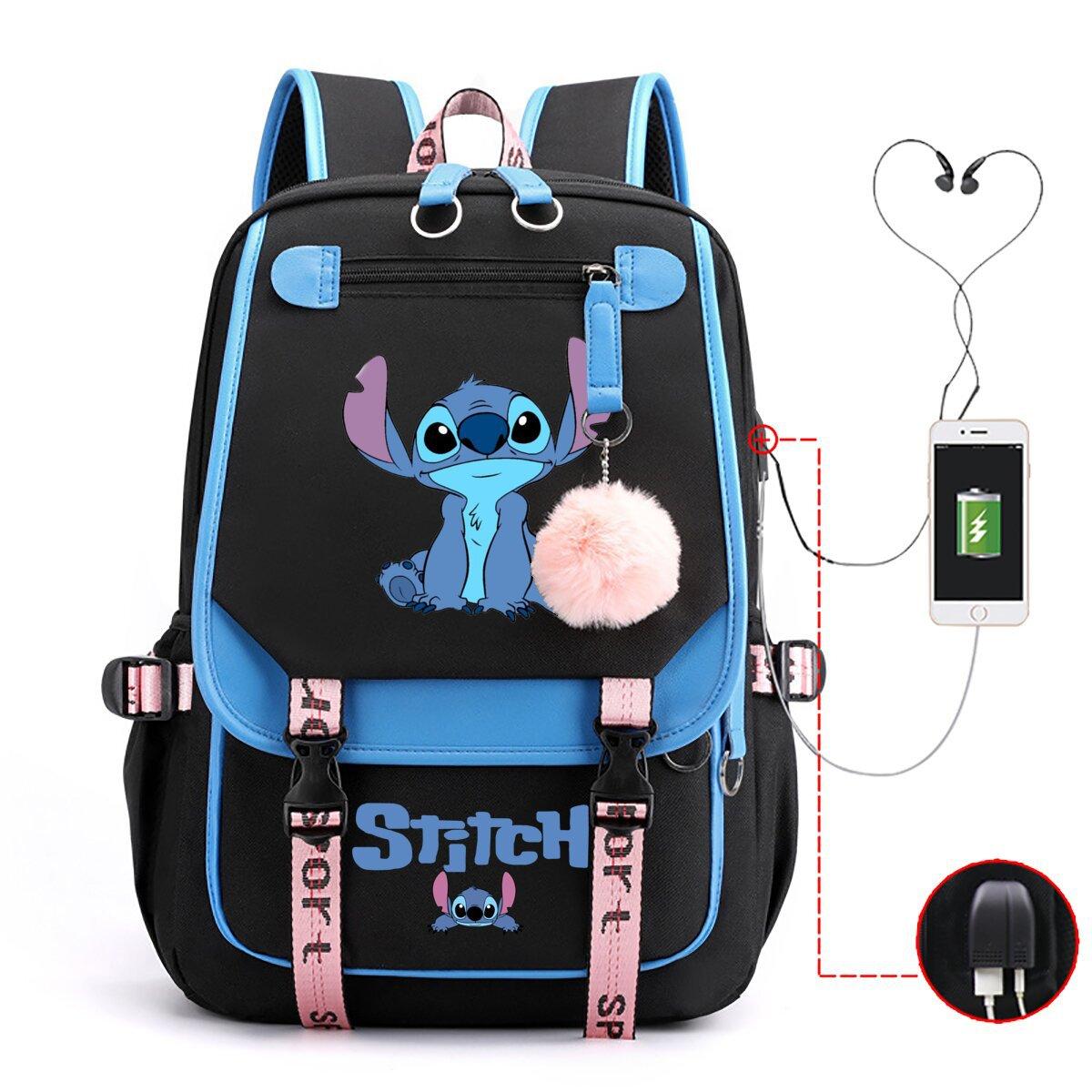 Campus-Style Cartoon Print Personalized Versatile Backpack, Student Casual Large-Capacity Backpack No specifications