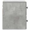 Wall Mounted Nightstand 2 pcs Concrete Grey 34.5 x 33 x 40 cm