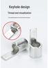 Purple Copper Cold Crimp Pin Type Terminal Lug (DBN2-9-10-14-18)
