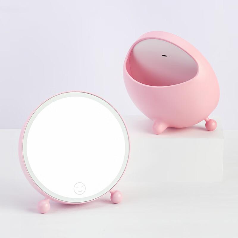 

Oeny Desktop LED Makeup Mirror with Storage